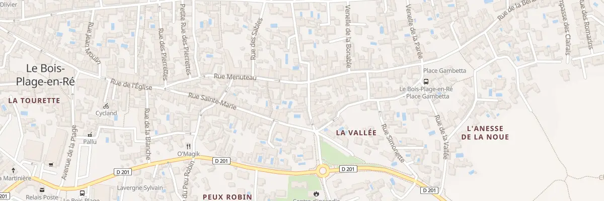 Plan du 32 Rue du Pas des Boeufs au Bois-Plage-en-Ré