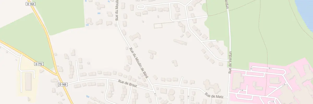 Plan du 26 Rue du Moulin de Béré à Châteaubriant