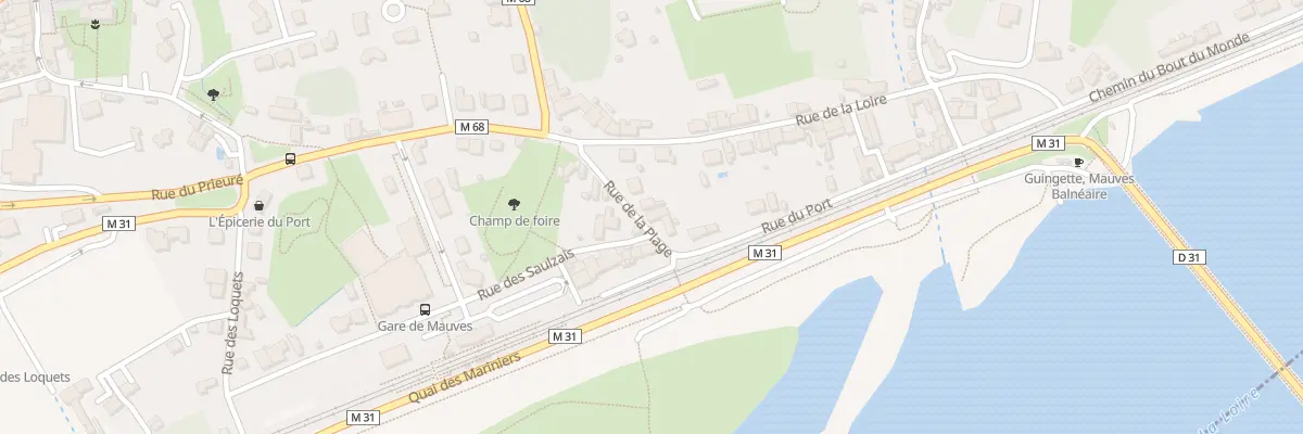 Plan du 5 Rue de la Plage à Mauves-sur-Loire