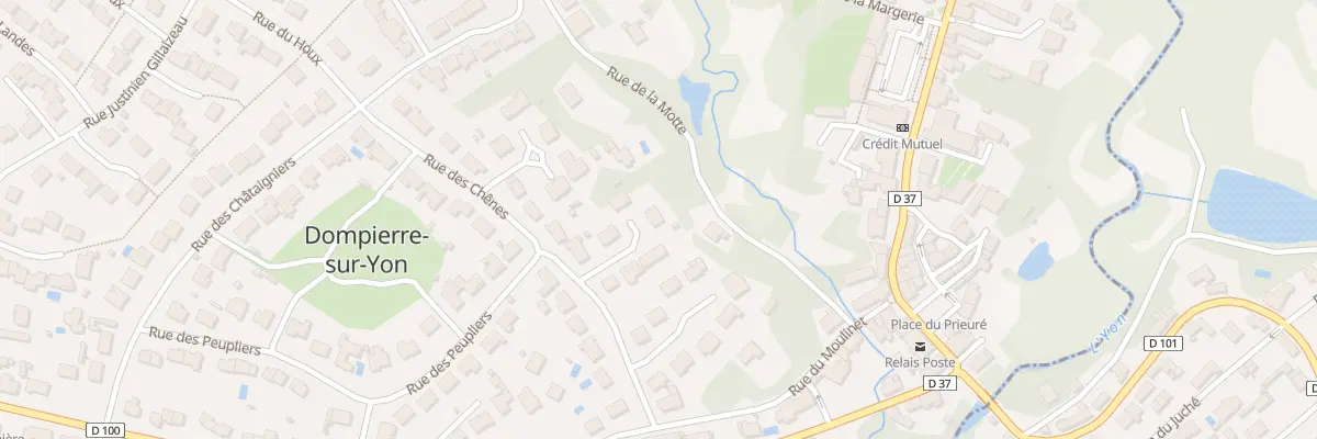 Plan du 7 All des Genêts à Dompierre-sur-Yon