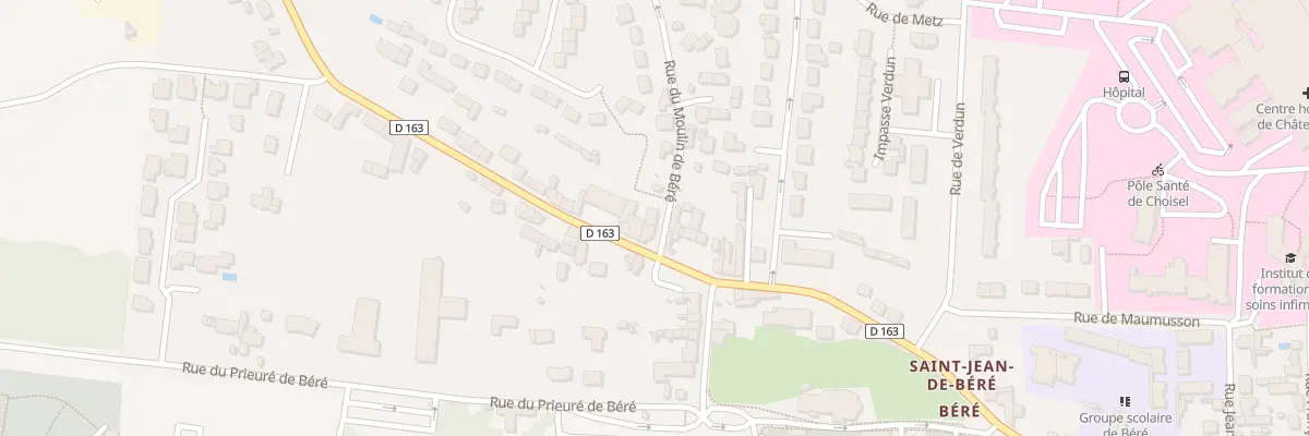 Plan du 3 Rue du Moulin de Béré à Châteaubriant