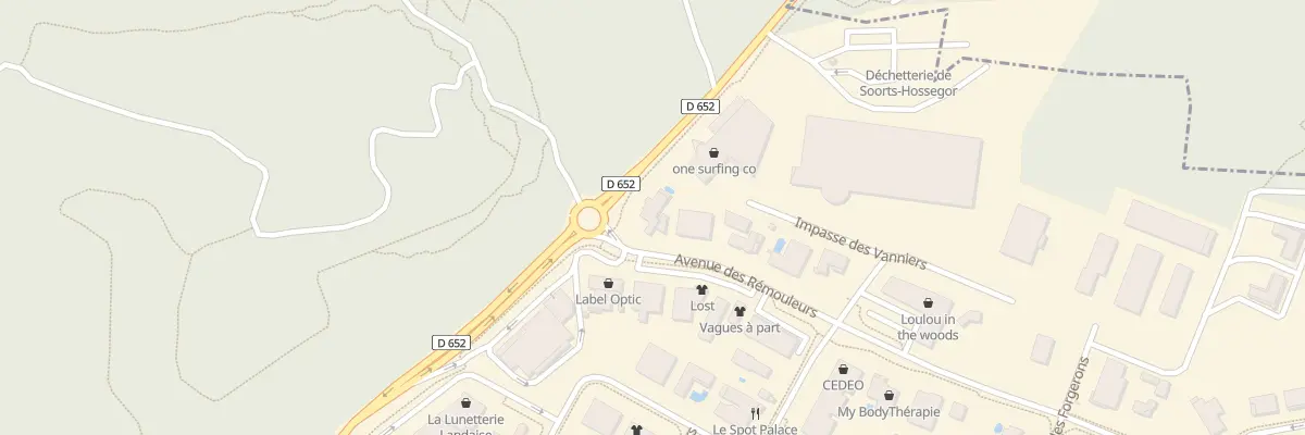 Plan du 39 Av des Rémouleurs à Soorts-Hossegor