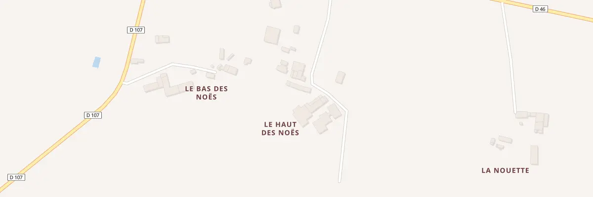 Plan du 5259 Le Haut des Noes à Coësmes