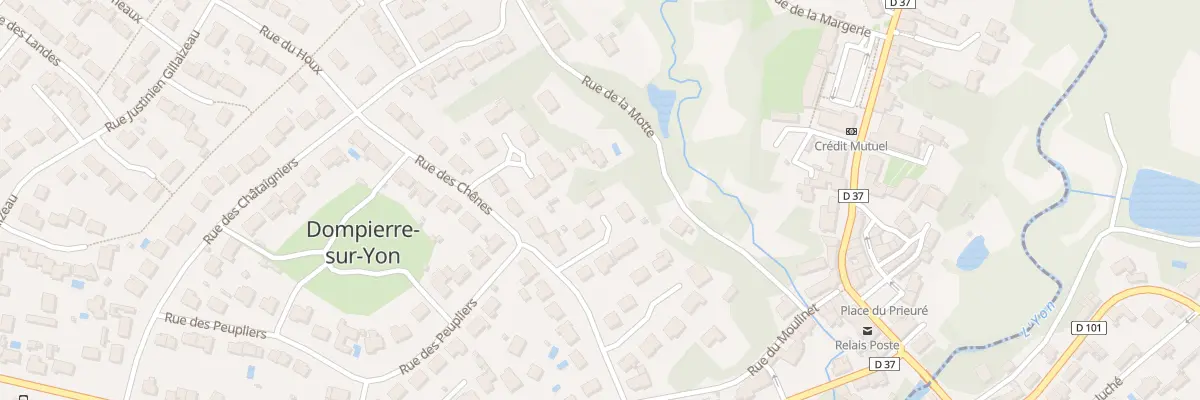 Plan du 5 All des Genêts à Dompierre-sur-Yon