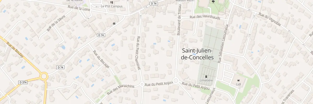 Plan du 6 Rue du petit cheminet à Saint-Julien-de-Concelles