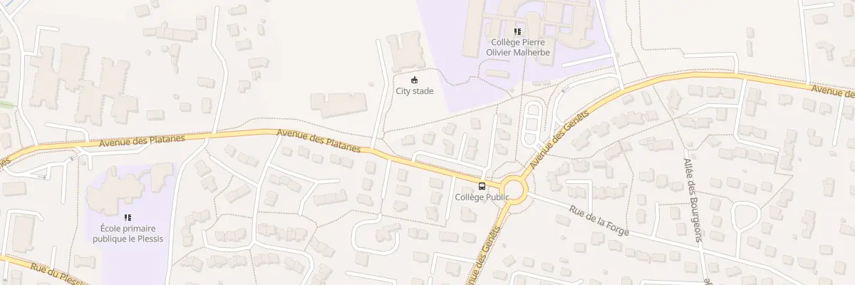 Plan du 7390 Av des Platanes à Châteaubourg