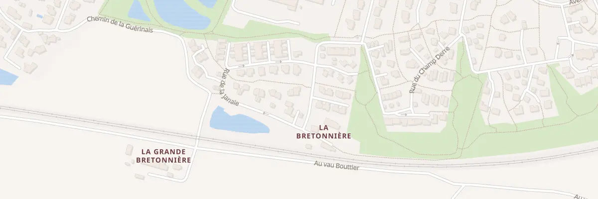 Plan du 30 Rue de la Janaie à Châteaubourg