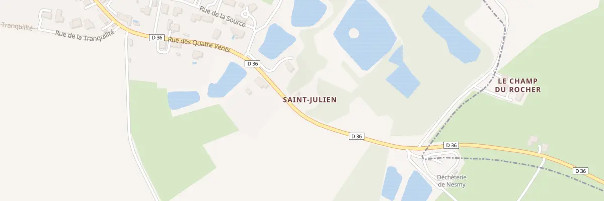 Plan du 5117 Saint-julien à Nesmy
