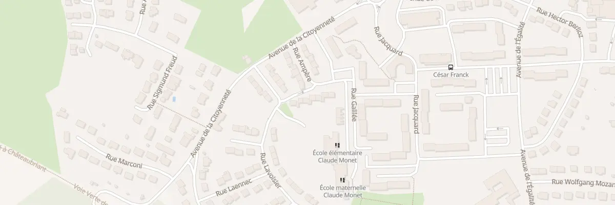 Plan du 34 Rue Lavoisier à Châteaubriant