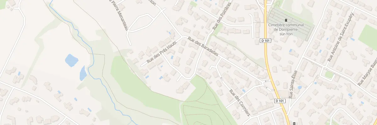 Plan du 5 Rue des poirières à Dompierre-sur-Yon