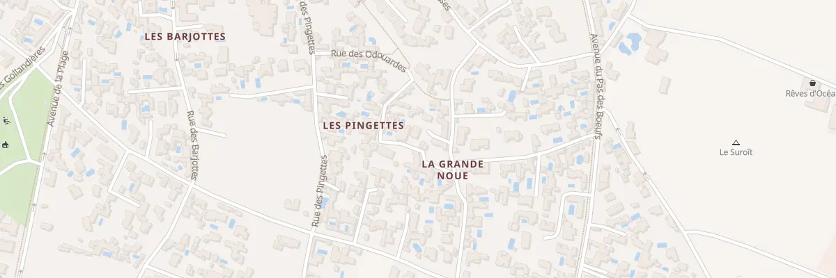 Plan du 6854 Rue de la Grande Noue au Bois-Plage-en-Ré