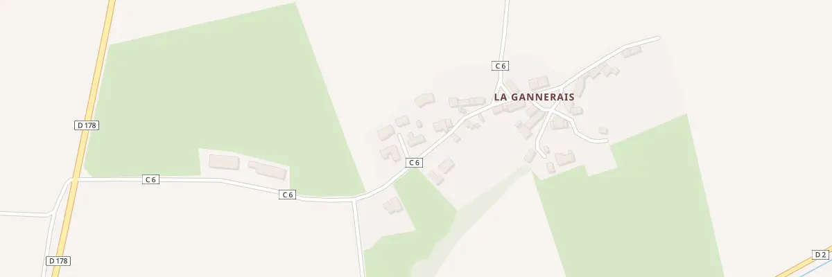 Plan du 7 La Gannerais à La Meilleraye-de-Bretagne