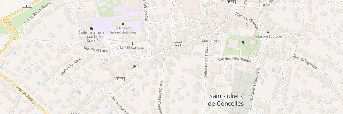 Plan du 47 Rue de bretagne à Saint-Julien-de-Concelles