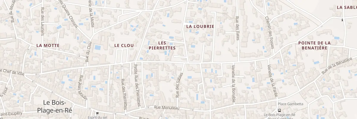 Plan du 133 Rue de la Loubrie au Bois-Plage-en-Ré