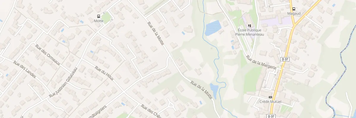 Plan du 11 Rue de la motte à Dompierre-sur-Yon
