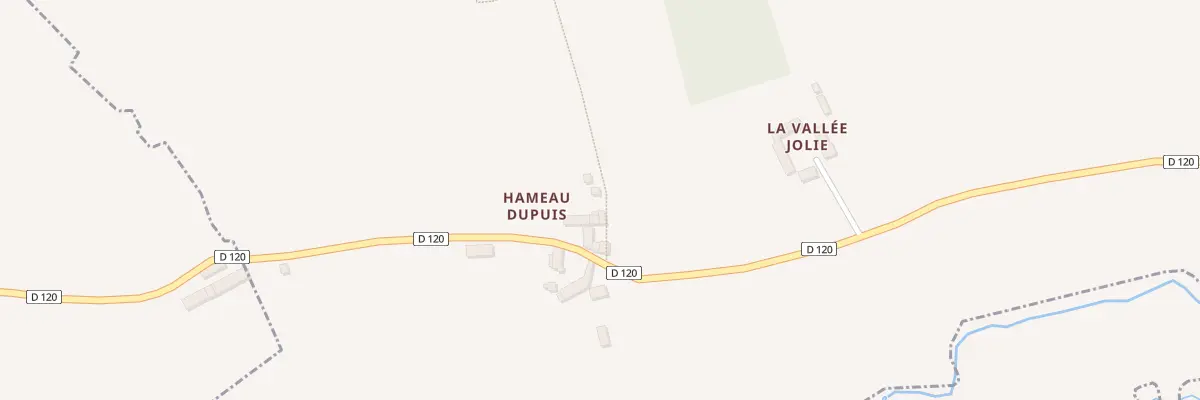 Plan du 2 Le Hameau Dupuis au Vast