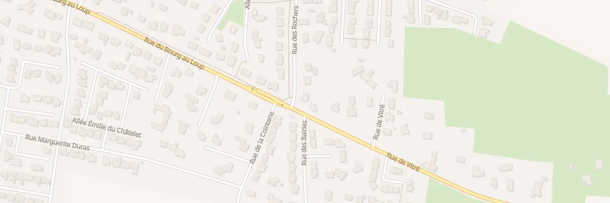 Plan du 2 Rue des Rochers à Saint-Aubin-du-Cormier