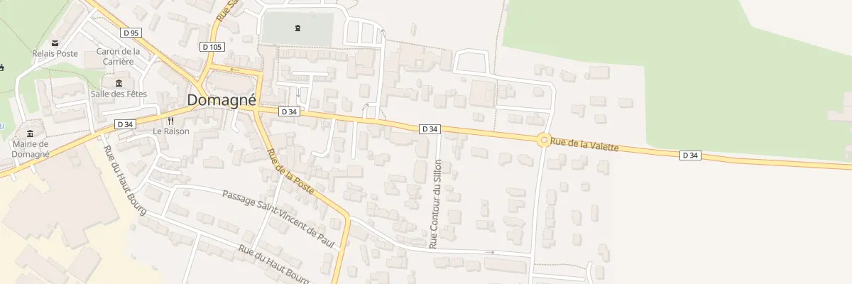 Plan du 23 Rue Contour du Sillon à Domagné