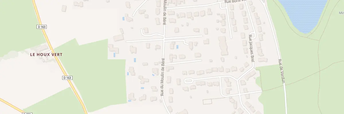 Plan du 42 Rue du Moulin de Béré à Châteaubriant