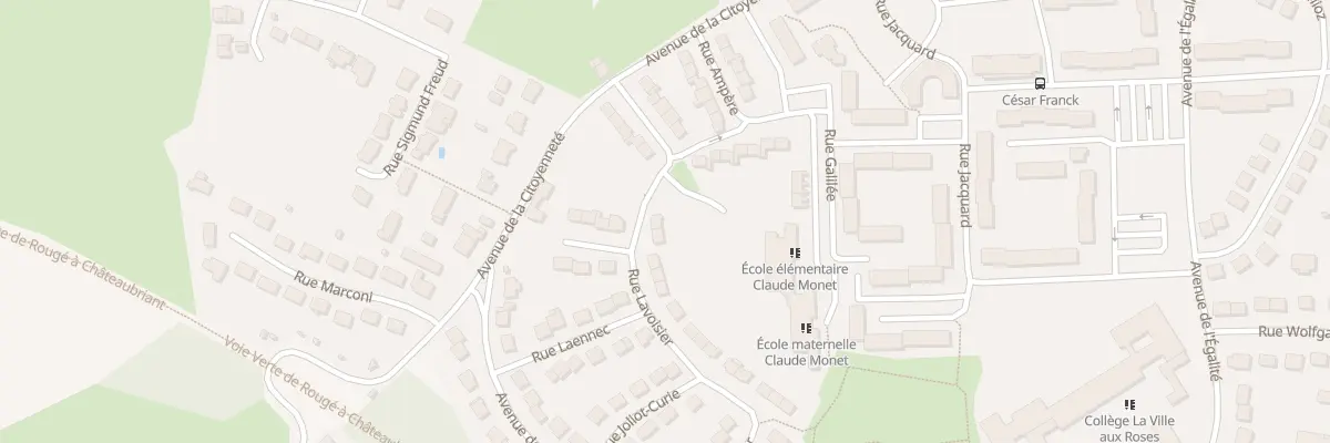 Plan du 28 Rue Lavoisier à Châteaubriant