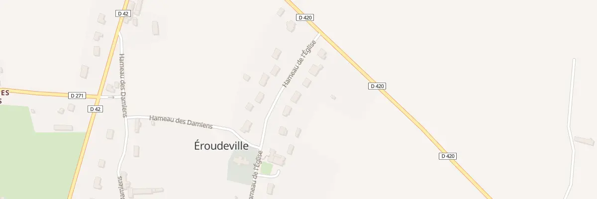 Plan du 5003F Hameau de l’Eglise à Éroudeville