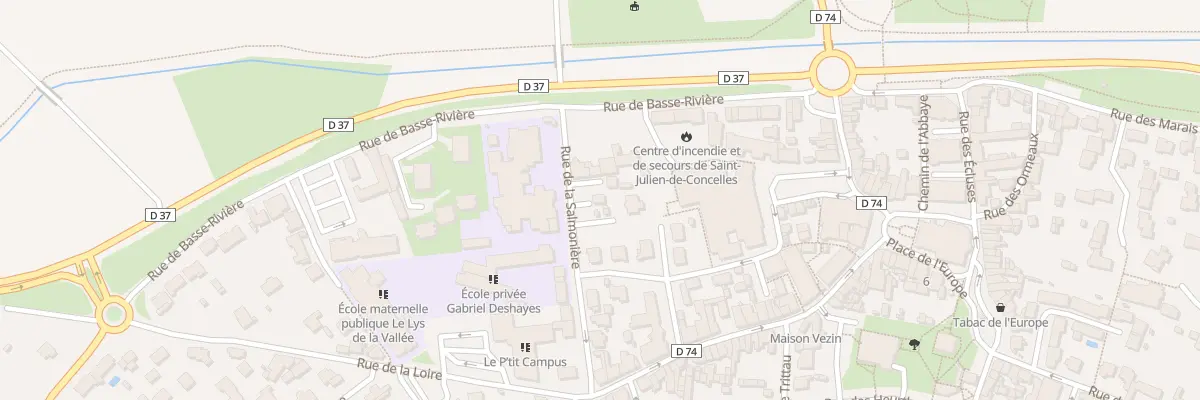 Plan du 16 Rue de la salmonière à Saint-Julien-de-Concelles