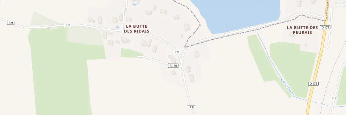Plan du 3 Butte des Ridais à Erbray
