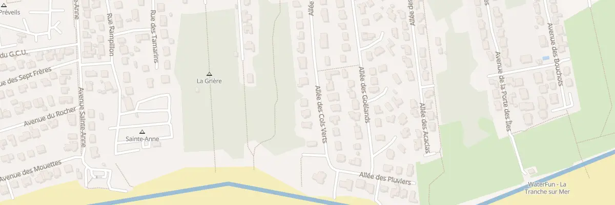 Plan du 52 All des Cols Verts à La Tranche-sur-Mer