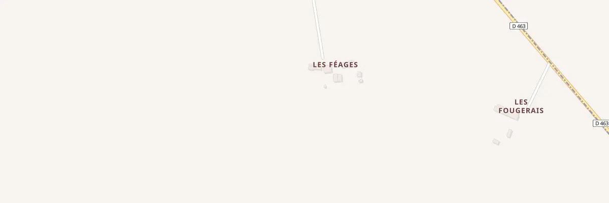 Plan du 5 Les Féages à Piré-Chancé
