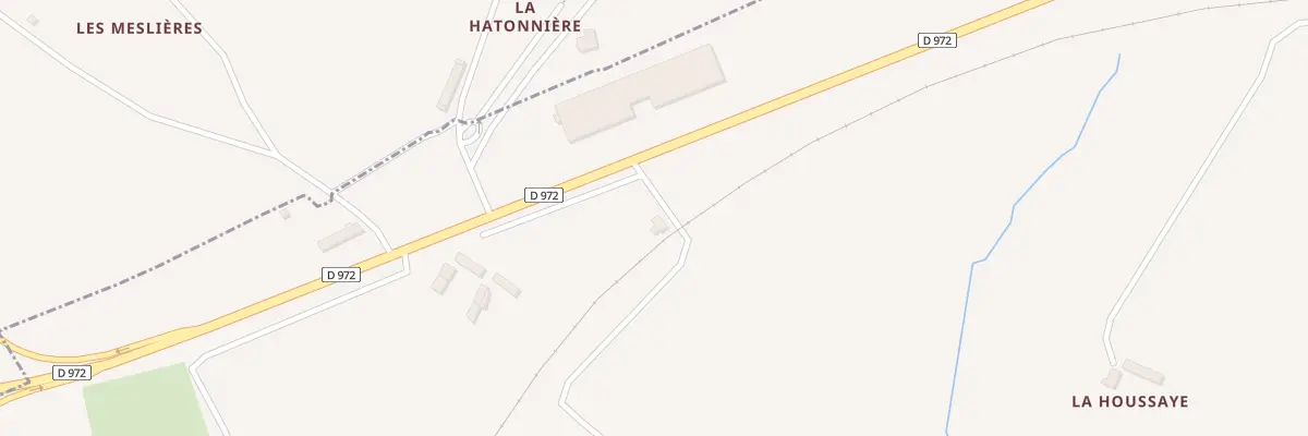 Plan du 1 La Hastonniere à Courcy