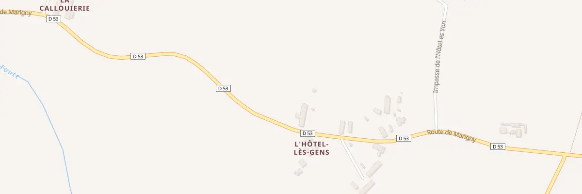 Plan du 5189 Hotel Es Gens à Saint-Sauveur-Villages