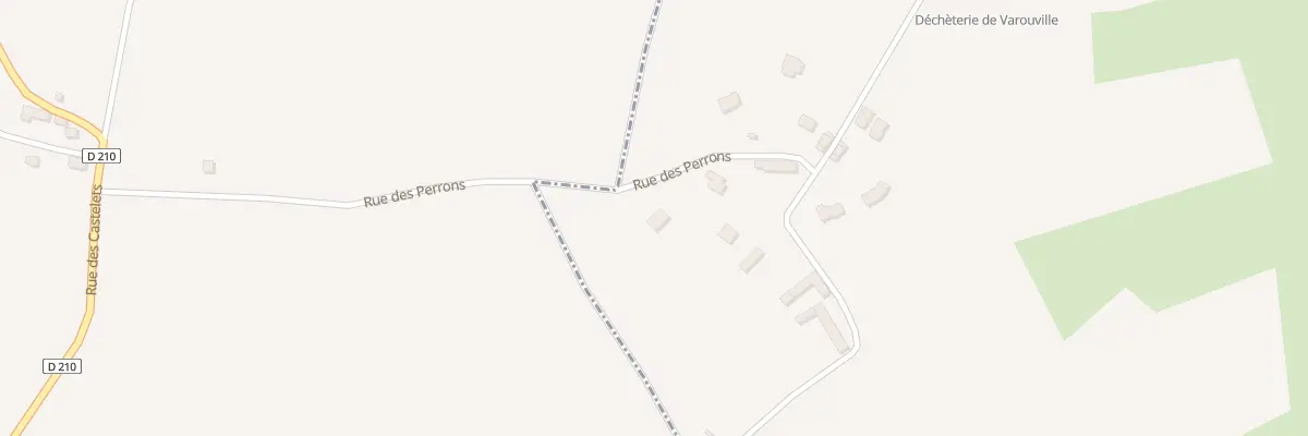 Plan du 98 Rue des Perrons à Varouville