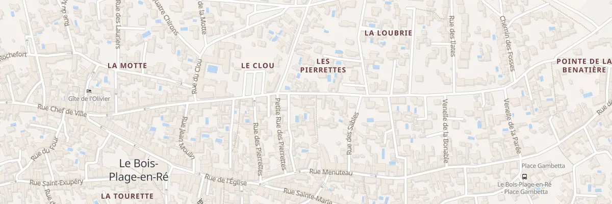Plan du 42 Rue de la Loubrie au Bois-Plage-en-Ré