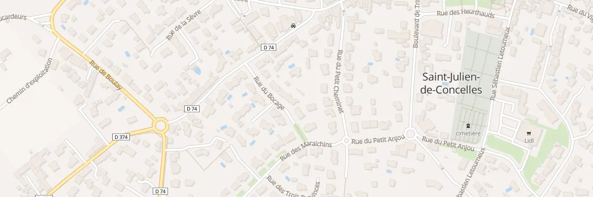 Plan du 9 Rue du bocage à Saint-Julien-de-Concelles