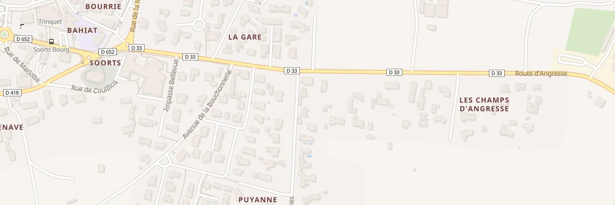 Plan du 45 Rue des Barthes à Soorts-Hossegor