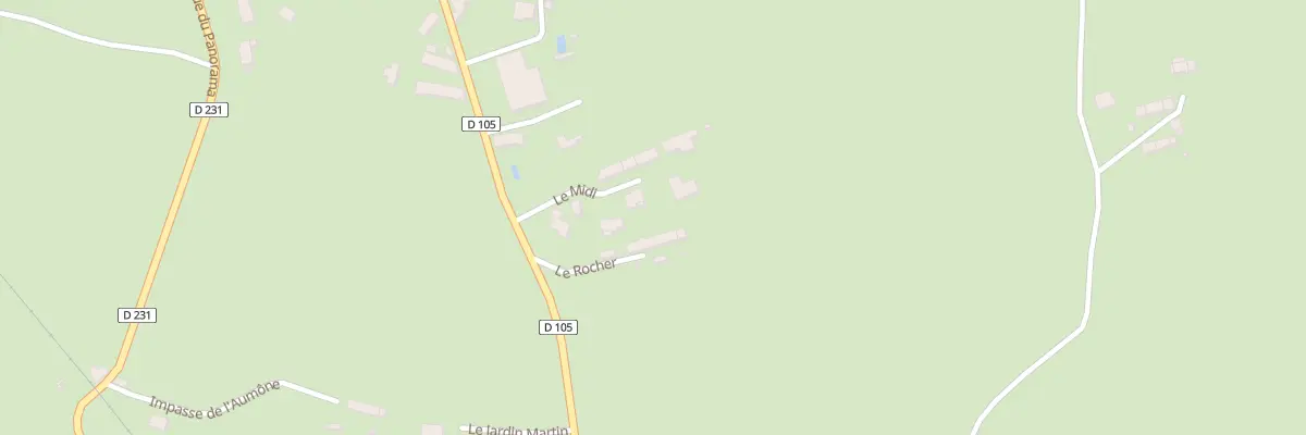 Plan du 5 Le Midi à Lolif
