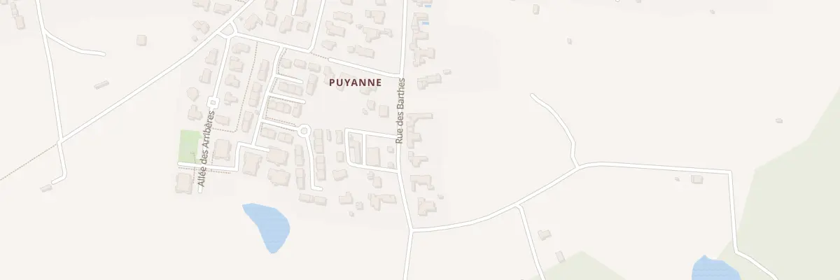 Plan du 281 Rue des Barthes à Soorts-Hossegor