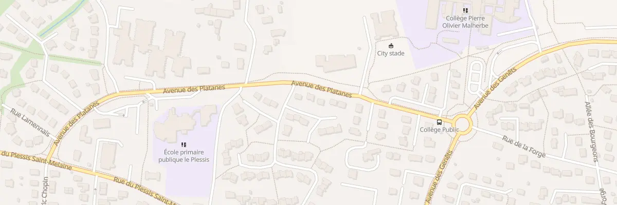 Plan du 3 All des Anémones à Châteaubourg