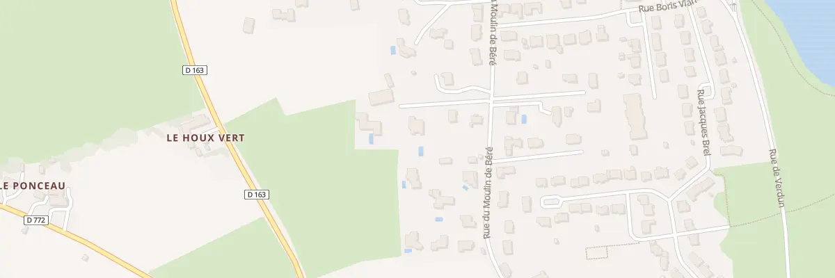 Plan du 41 Rue du Moulin de Béré à Châteaubriant