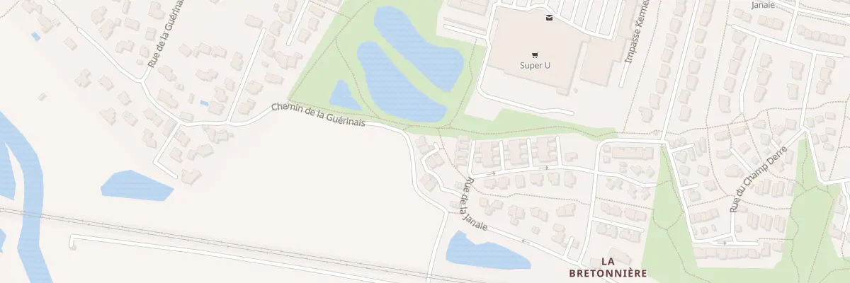 Plan du 63 Rue de la Janaie à Châteaubourg