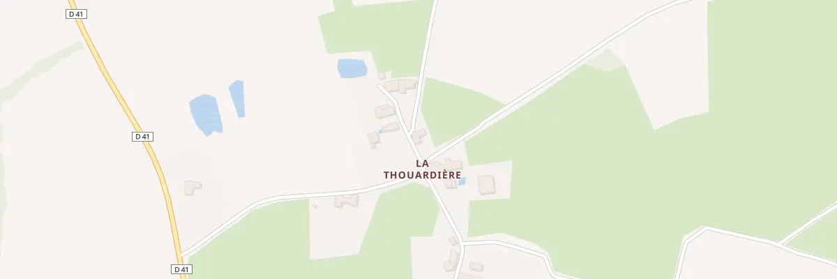 Plan du 6574 La Thouardière à Rougé
