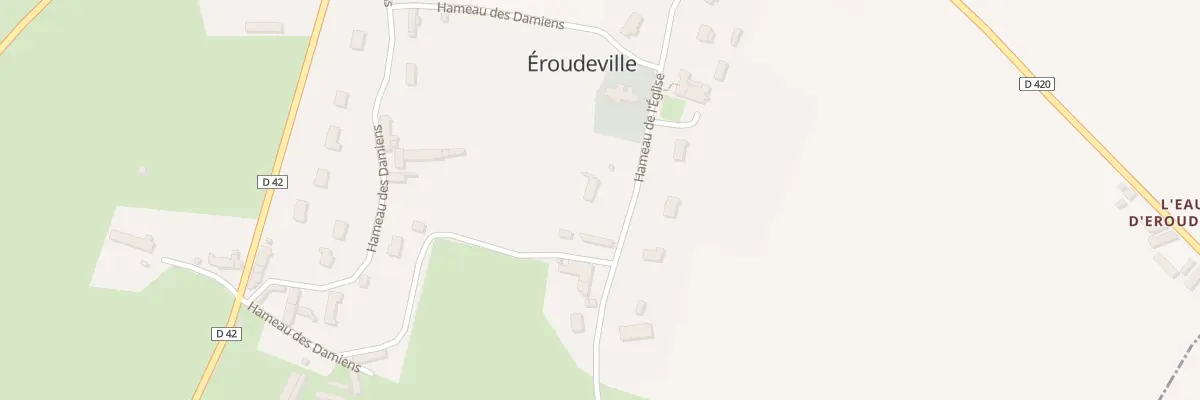 Plan du 16 Hameau de l’Eglise à Éroudeville