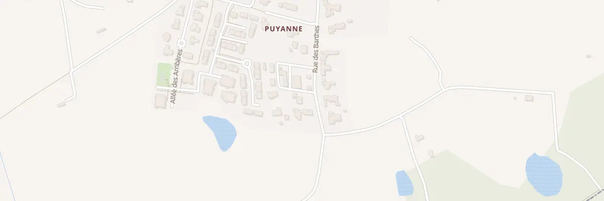Plan du 334 Rue des Barthes à Soorts-Hossegor