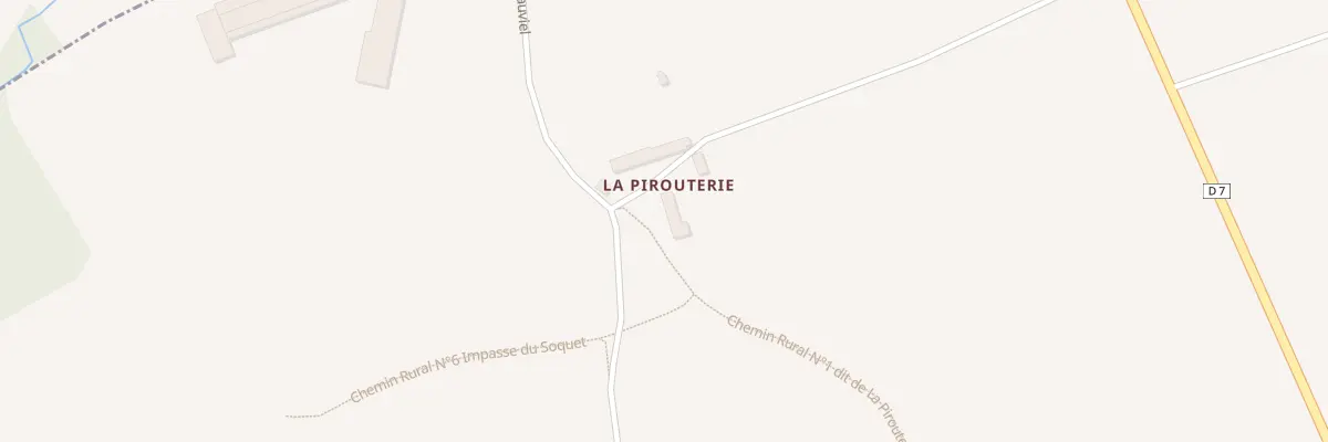 Plan du 1 La Pirouterie à Lengronne