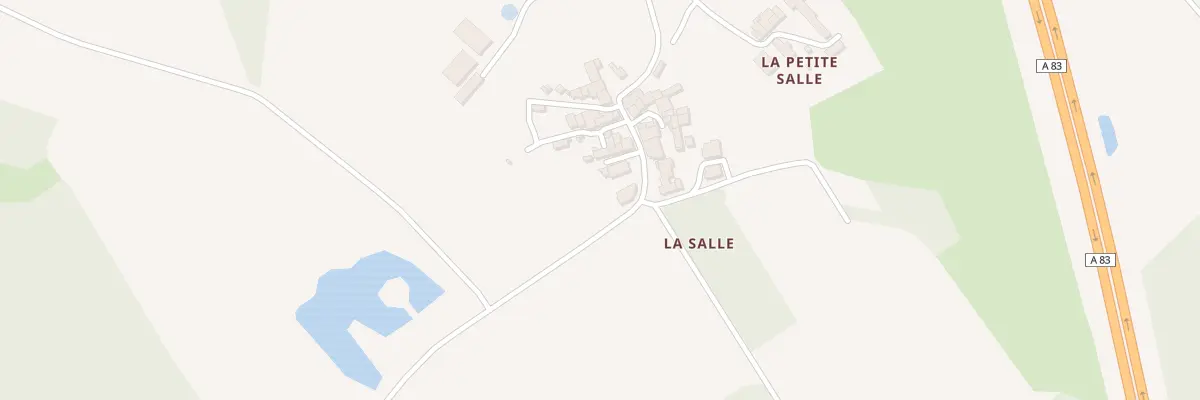Plan du 1 La Salle à Vieillevigne