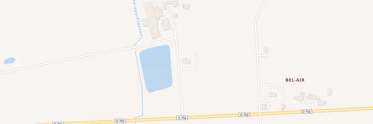 Plan du 2 Les Plantes à Vieillevigne