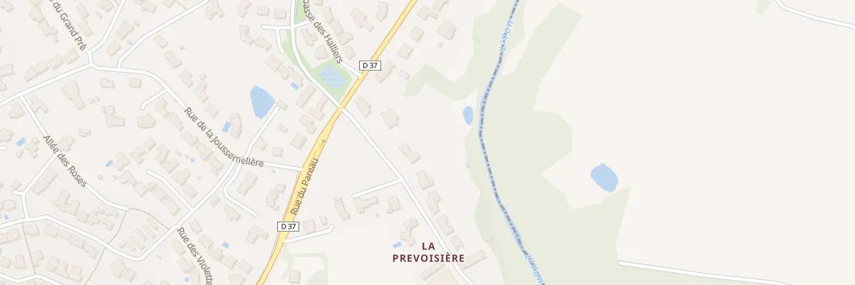 Plan du 6160 La Prevoisière à Dompierre-sur-Yon