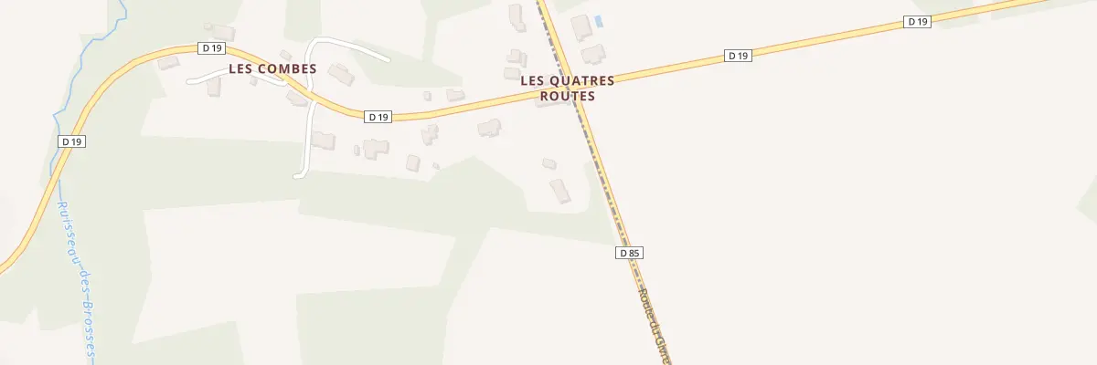 Plan du 5165 Les Quatre Routes au Givre