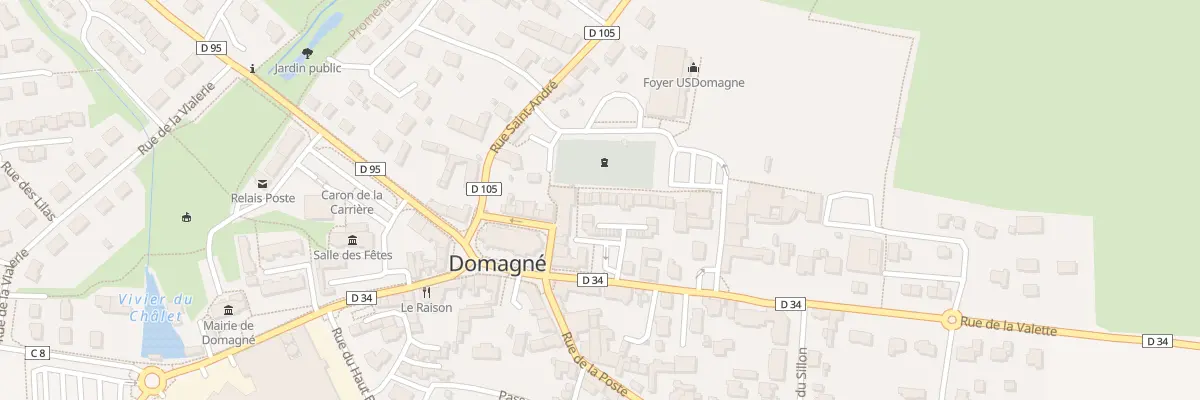 Plan du 3 Rue de la Valette à Domagné
