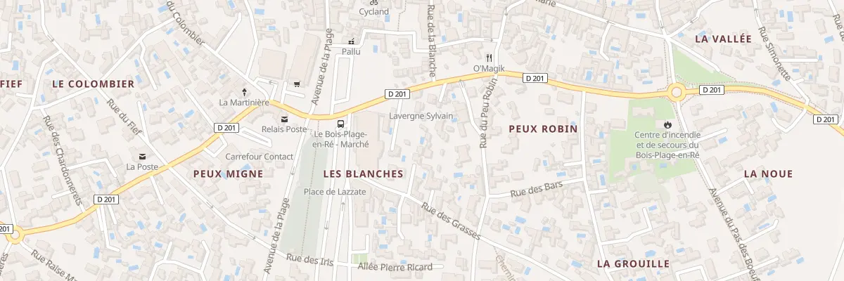 Plan du 3A Rue des Grasses au Bois-Plage-en-Ré